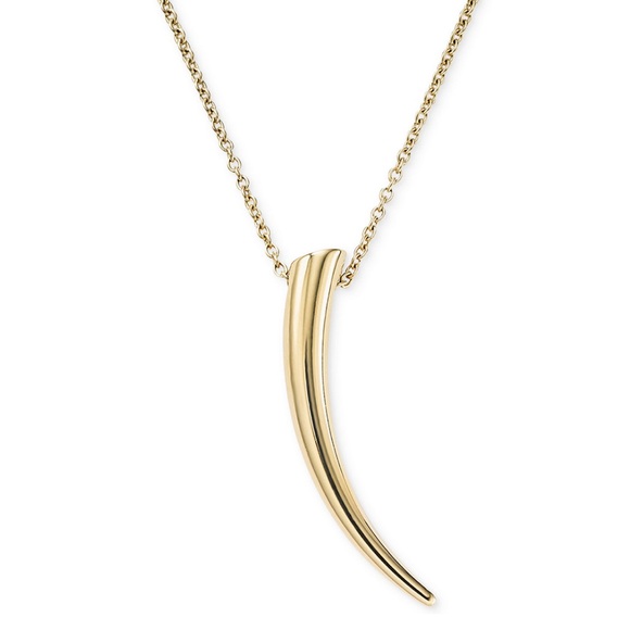 Michael Kors Jewelry - Michael Kors Long Horn Pendant Necklace